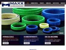 Tablet Screenshot of maxxhyd.com